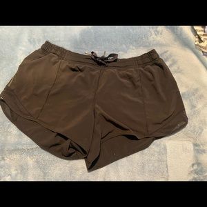 Lulu lemon black running shorts